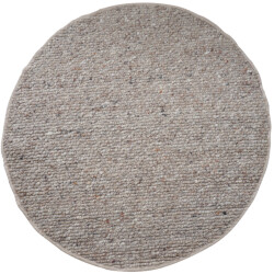 Veer Carpets Vloerkleed steve donker beige rond ø200 cm