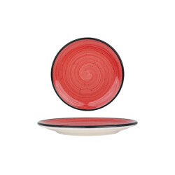 Bonna Dessertbord aura passion porselein 17 cm set van 6