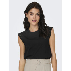 Jacqueline de Yong Jdysalva life s/l crochet top jrs n