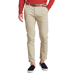 Dstrezzed Presley chino pants with belt stretch twill
