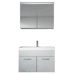 Badplaats Badkamermeubel set paso 02 80 x 40 cm hoogglans badmeubel met