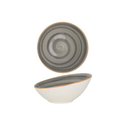 Bonna Serveerschaal aura space porselein 18 cm (450cc) set van 2