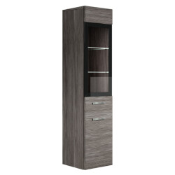 Badplaats Badkamerkast rio 30 x 30 x 131 cm grijs hangende kolomkast