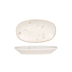 Bonna Serveerschaal grain porselein 15x8.5 cm set van 2