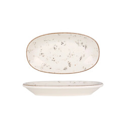 Bonna Serveerschaal grain porselein 19x11 cm set van 2