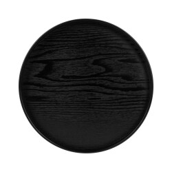 QUVIO Houten dienblad rond maat xl diameter 33 cm -