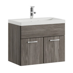 Badplaats Badkamermeubel montreal set 01 60 x 35 cm grijs badmeubel