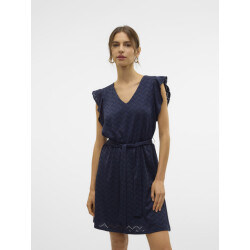Vero Moda Vmthas sl short v-neck dress jrs ga