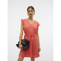 Vero Moda Vmthas sl short v-neck dress jrs ga
