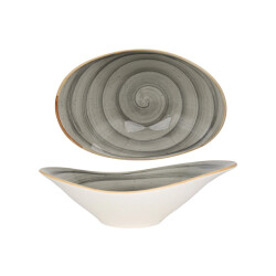 Bonna Serveerschaal aura space porselein 27 cm (750cc) set van 2