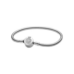 Mijn bedels Bedelarmband met kroon clipsluiting