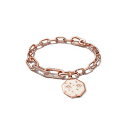Mijn bedels Rose goud me sparkling eyes bracelet set