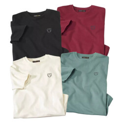 Atlas For Men Heren adelaar t-shirt (pak van 4)