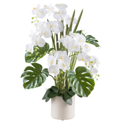 Kopu ® kunstbloem orchidee 110 cm met 5 takken in bloempot -
