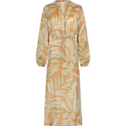 Tramontana Dress print bronze