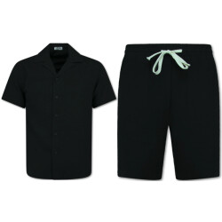 Martina Ribbed oversized shirt zomerset