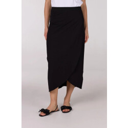 Jansen Amsterdam Falta rok v663 long wrap black