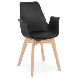Alterego Stoel met armleuningen mistral 585x50x82 cm