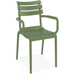 Alterego Tuinstoel met armleuningen flora 58x59x84 cm
