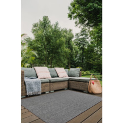 Muratap Brussels uni buitenkleed – effen indoor & outdoor vloerkleed – tuinkleed,