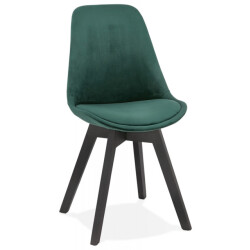 Alterego Joe fluwelen stoel 48x56x85 cm