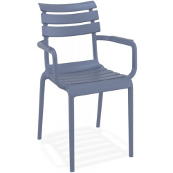 Alterego Tuinstoel met armleuningen flora 58x59x84 cm
