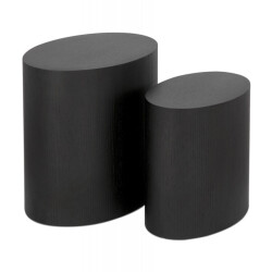Alterego Set van 2 sokle tafels 48x33x40 cm
