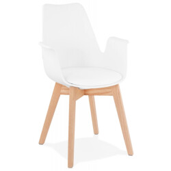 Alterego Stoel met armleuningen mistral 585x50x82 cm