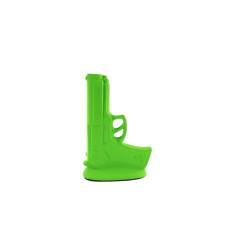 House Vitamin Vase gun ceramics neon green 15x9x23cm