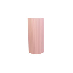 House Vitamin Side table / pillar- cylinder mdf light pink 30x65cm