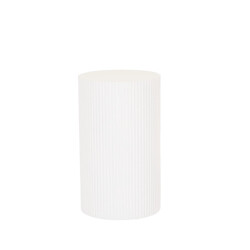 House Vitamin Side table / pillar- cylinder mdf white 30x54cm