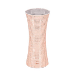 House Vitamin Vase disco glass rose gold 12,5x12,5x30cm