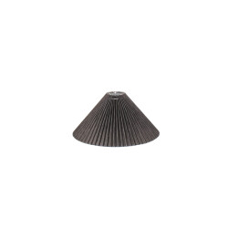 House Vitamin Lampshade pleated polyester black 8x35x21cm