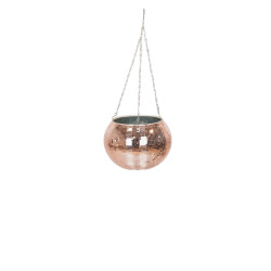 House Vitamin Hanging plant pot disco glass rose gold 25x25x25cm