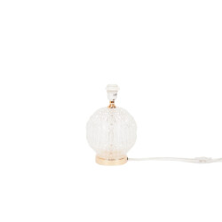 House Vitamin Table lamp crystal ball- glass clear e27 -19x19x20cm