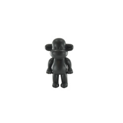House Vitamin Ornament monkey figurine 'the legend' black 11x7x19cm