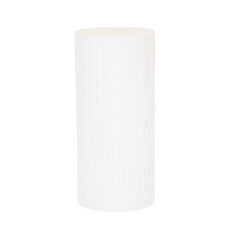 House Vitamin Side table / pillar- cylinder mdf white 30x65cm