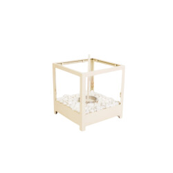 House Vitamin Table burner square sand 20x20x20,5cm