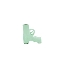 House Vitamin Vase gun ceramics mint green 12x5x12cm