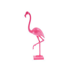 House Vitamin Ornament flamingo polyresin pink 16,5x10x39cm