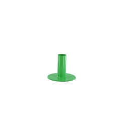 House Vitamin Candleholder basic metal green 8x8x6,5cm