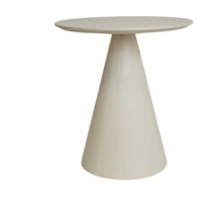 House Vitamin Side table round- mdf sand 40x40x44cm