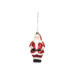 House Vitamin Xmas hanger santa glass 6,5x6,5x13cm