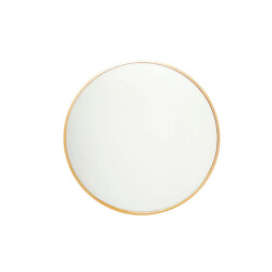 House Vitamin Mirror round metal gold 100x2,5x100cm