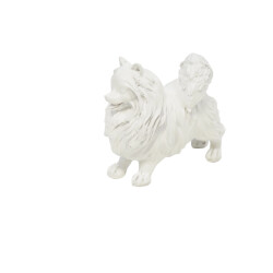 House Vitamin Ornament pomeranian white 10.5x5x9cm