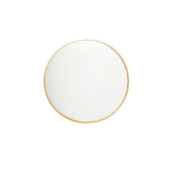 House Vitamin Mirror round metal gold 80x2,5x80cm