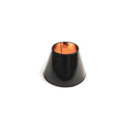 House Vitamin Lampshade polyester black/gold 17x30x21cm