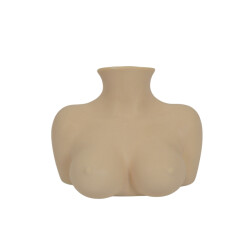 House Vitamin Vase- breasts ceramics sand 6,5x12,5x13cm