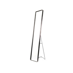 House Vitamin Mirror pass mirror metal black 30x4x150cm