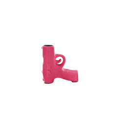 House Vitamin Candle holder gun ceramics neon pink 12x5x12cm